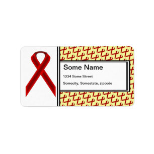 Burgundy Standard Ribbon door Kenneth Yoncich Etiket