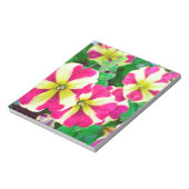 Burgundy Star Petunias Notitieblok (Linkerzijde)