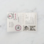 Burgundy Thailand Trouwpaspoort Save the Date (Binnen)