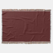 Burgundy Throw Blanket Deken (Voorkant)