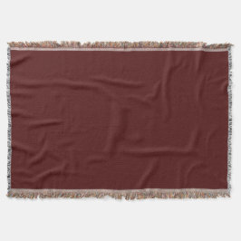 Burgundy Throw Blanket Deken