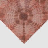 Burgundy Tie Dye Traditionele patroonstijl Tissuepapier (Detail)