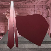Burgundy to Pink Ombre Wedding Stropdas