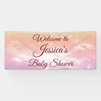 Burgundy Twinkle Twinkle Little Star-Baby shower Spandoek