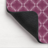 Burgundy Uptown Elegance Mousepad Muismat (Hoek)