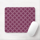 Burgundy Uptown Elegance Mousepad Muismat (Met muis)