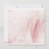 Burgundy Waterverf Eiffel Tower Weddenschap Hartel Kaart (Achterkant)