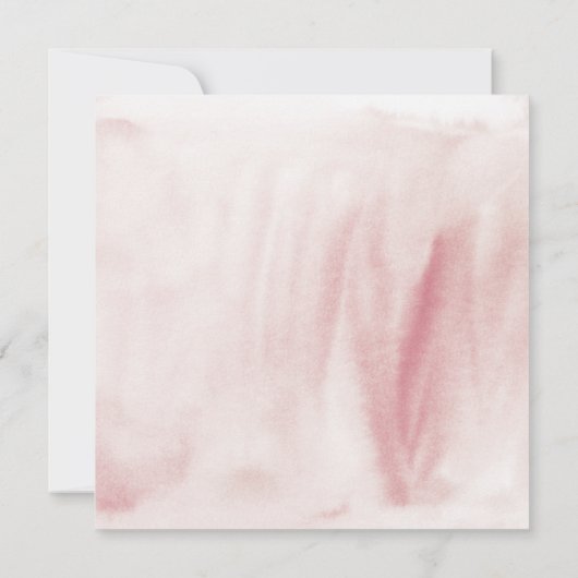 Burgundy Waterverf Eiffel Tower Weddenschap Hartel Kaart (Achterkant)