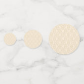 Burgundy Waterverf Floral Baby shower Confetti (Achterkanten)