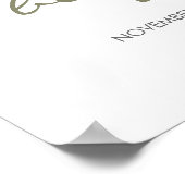 Burgundy Waterverf Flowers Weddenschap Welkomsttek Poster (Hoek)