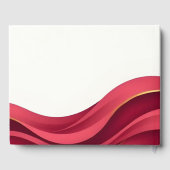 Burgundy Wedding Gastenboek (Achterkant)