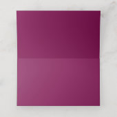 Burgundy Wedding Plaatskaartje (Binnenkant ongevouwen)