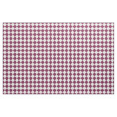 Burgundy White Checker Diamond Pattern Stof (Fat Quarter)