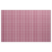 Burgundy White Plaid Pattern Stof (Yard (91,4 cm))