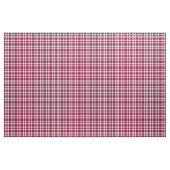 Burgundy White Plaid Pattern Stof (Fat Quarter)