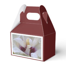 Burgundy White Rose Gift