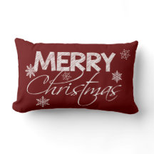 Burgundy & White Snowflakes | Vrolijk kerstfeest