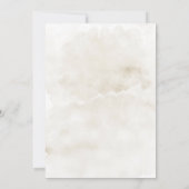 Burgundy Wildflower Bridesmaids Luncheon Invite (Achterkant)