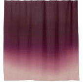Burgundy Wine Red Ombre Elegant Gradient Douchegordijn (Voorkant)