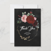 Burgundyrode Bloemen Zwarte Dankjewel