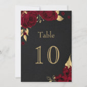 burgungse goudbloemen zwart tafelnummer (Voorkant)