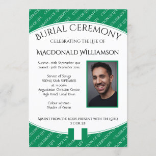 BURIAL CEREMONY Funeral NIGERIA Photo Kaart