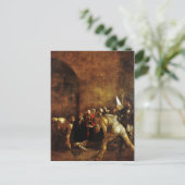 Burial of Saint Lucy door Caravaggio (1608) Briefkaart (Staand voorkant)