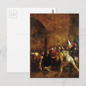 Burial of Saint Lucy door Caravaggio (1608) Briefkaart (Voorkant / Achterkant)