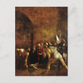 Burial of Saint Lucy door Caravaggio (1608) Briefkaart (Voorkant)