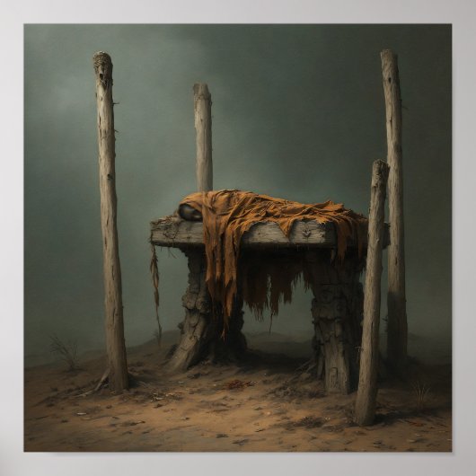 Burial Platform Poster (Voorkant)