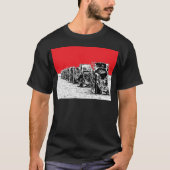 Buried Cadillacs met Red Sky T-shirt (Voorkant)