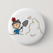 Buried Treasure Pirate Button (Voorkant)