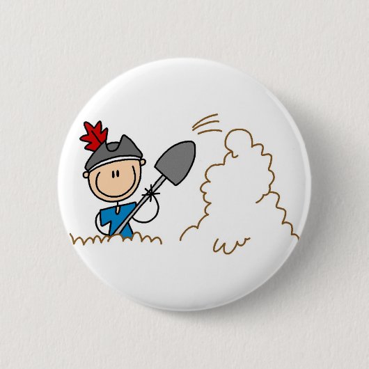 Buried Treasure Pirate Button (Voorkant)