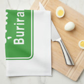 Buriram Ahead ⚠ Thai Highway Traffic Sign ⚠ Theedoek (Quarter Fold)