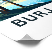 Burj Al Arab Dubai Reisprint Poster (Hoek)