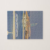 Burj Al Arab en Palm Jumeirah Monorail Legpuzzel (Horizontaal)