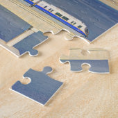 Burj Al Arab en Palm Jumeirah Monorail Legpuzzel (Zijkant)