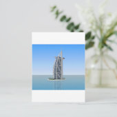 Burj Al Arab Hotel Dubai: 3D-model: Briefkaart (Staand voorkant)