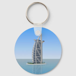 Burj Al Arab Hotel Dubai: 3D-model: Sleutelhanger