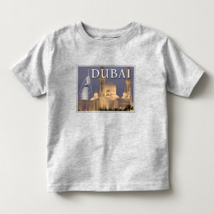 Burj al Arab   Moskee in de avond Dubai Kinder Shirts