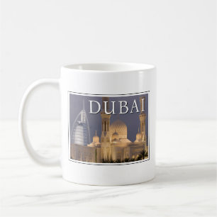 Burj al Arab   Moskee in de avond Dubai Koffiemok