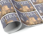 Burj al Arab | Moskee in Evening Dubai Cadeaupapier (Rol Hoek)