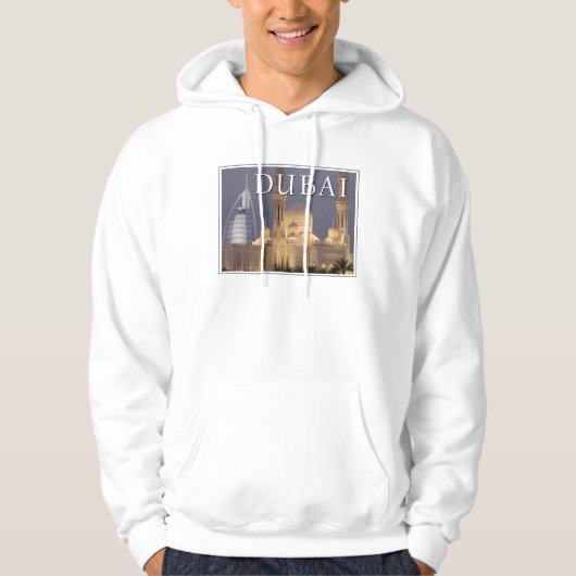 Burj al Arab | Moskee in Evening Dubai Hoodie (Voorkant)