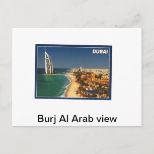 Burj Al Arab uitzicht Briefkaart