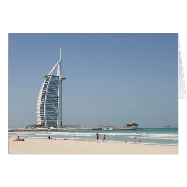 Burj Al Arab vanaf Sunset Beach, Dubai (Voorkant Horizontaal)