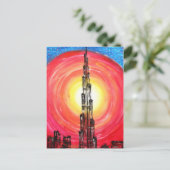 burj dubai briefkaart (Staand voorkant)