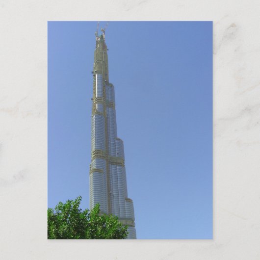 Burj Dubai, Dubai Tower, Burj Khalifa Briefkaart (Voorkant)