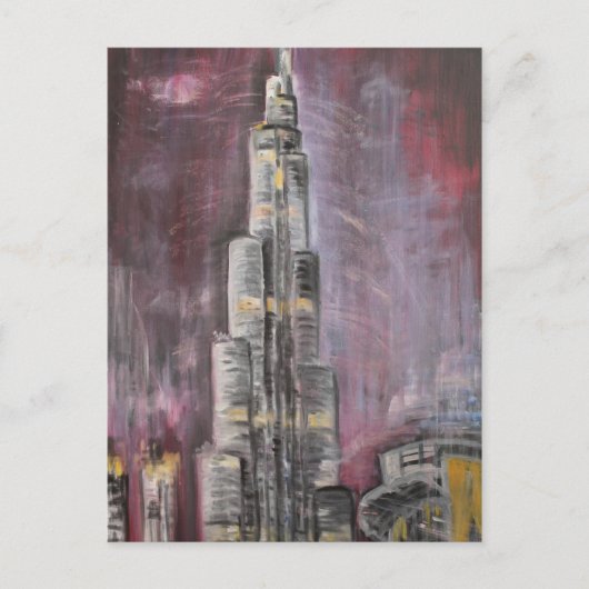 Burj Khalifa Briefkaart (Voorkant)