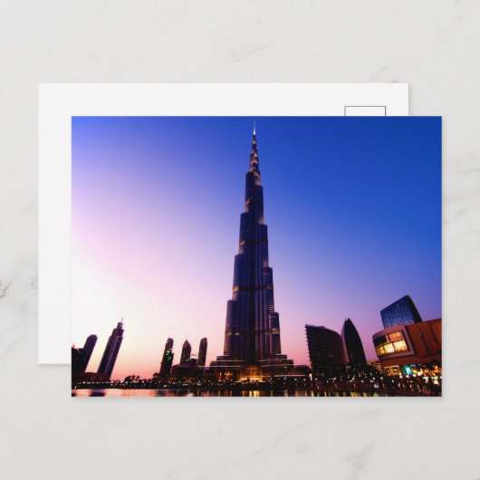 Burj Khalifa Briefkaart (Voorkant / Achterkant)