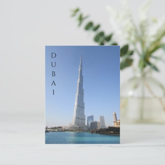burj khalifa briefkaart (Staand voorkant)